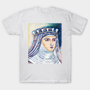 Hildegard of Bingen Portrait | Hildegard of Bingen Artwork 12 T-Shirt